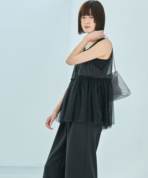 LAKOLE(ラコレ)の「メタルメッシュ巾着ショルダーバッグ / 232714(ショルダーバッグ・レディース・その他1/ブラック・FREE)」の21枚目の写真