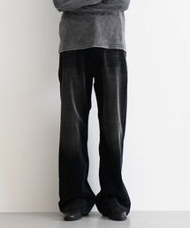 パンツ KAIKO THE CORDS LOOSE FIT FADED BLACK 2 KAIKO THE CORDS LOOSE FIT FADED BLACK 2