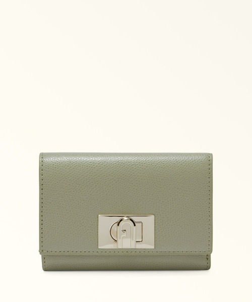 FURLA(フルラ)の「※使用不可※ FURLA 1927 M COMPACT WALLET(財布・レディース・ライトオリーブ/ライトブルー・ONE SIZE)」の1枚目の写真