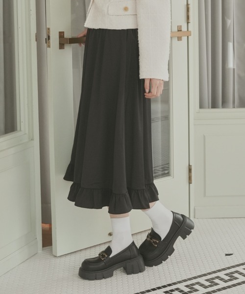 Lallana（ララーナ）の「フリルロングスカート（スカート）」 - WEAR