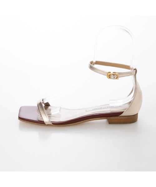 Mode et Jacomo(モードエジャコモ)の「スリムストラップフラットサンダル(サンダル・レディース・クリーム/ブラック/イエロー系その他6/ダークブラウン/ホワイト/ゴールド/ピンク系その他4・22.5cm/23cm/23.5cm/24cm/24.5cm)」の13枚目の写真