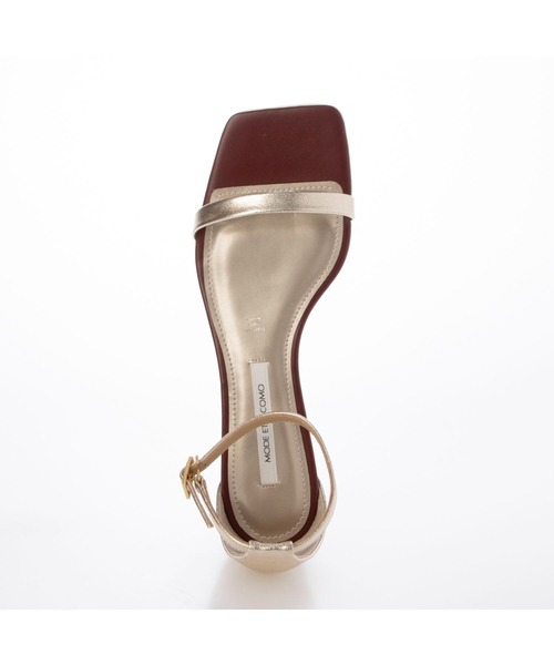 Mode et Jacomo(モードエジャコモ)の「スリムストラップフラットサンダル(サンダル・レディース・クリーム/ブラック/イエロー系その他6/ダークブラウン/ホワイト/ゴールド/ピンク系その他4・22.5cm/23cm/23.5cm/24cm/24.5cm)」の15枚目の写真