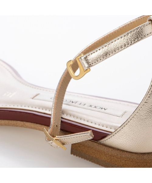 Mode et Jacomo(モードエジャコモ)の「スリムストラップフラットサンダル(サンダル・レディース・クリーム/ブラック/イエロー系その他6/ダークブラウン/ホワイト/ゴールド/ピンク系その他4・22.5cm/23cm/23.5cm/24cm/24.5cm)」の17枚目の写真