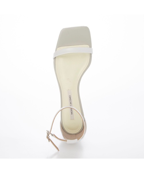 Mode et Jacomo(モードエジャコモ)の「スリムストラップフラットサンダル(サンダル・レディース・クリーム/ブラック/イエロー系その他6/ダークブラウン/ホワイト/ゴールド/ピンク系その他4・22.5cm/23cm/23.5cm/24cm/24.5cm)」の10枚目の写真