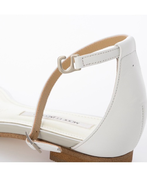 Mode et Jacomo(モードエジャコモ)の「スリムストラップフラットサンダル(サンダル・レディース・クリーム/ブラック/イエロー系その他6/ダークブラウン/ホワイト/ゴールド/ピンク系その他4・22.5cm/23cm/23.5cm/24cm/24.5cm)」の12枚目の写真