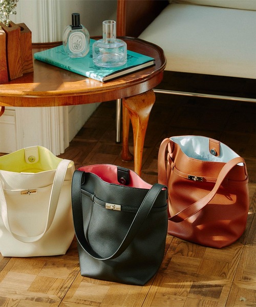 Z353：TIP ZONE KOBE Hand Bag バケツ型 オレンジ 株式会社山形屋 - 〔予告〕 ＼「TIP ZONE」KOBE 神戸バッグ期間