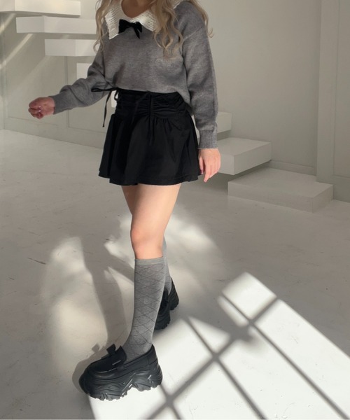 ガーリーリボンニット（ニット/セーター）｜MORE self LOVE（モアセルフラブ）