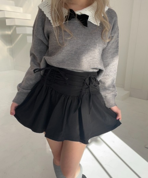 ガーリーリボンニット（ニット/セーター）｜MORE self LOVE（モアセルフラブ）