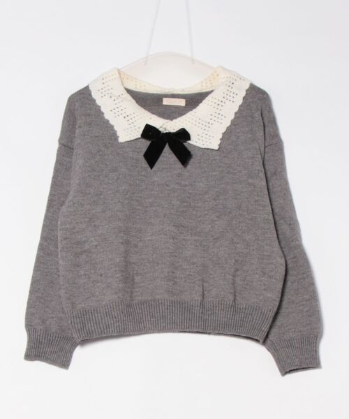 ガーリーリボンニット（ニット/セーター）｜MORE self LOVE（モアセルフラブ）