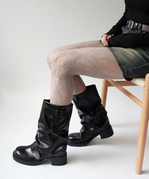 Port（ポート）の「【 antique andico / アンティーク アンディコ 】 フラワー 総レース カラー タイツ（タイツ/ストッキング）」