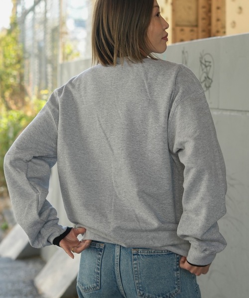 THRASHER(スラッシャー)の「CHAINS BY DANIEL SHEPARD CREW SWEAT/スラッシャースウェットプルパーカー(スウェット・メンズ・グレー・MEDIUM/LARGE/X-LARGE)」の6枚目の写真
