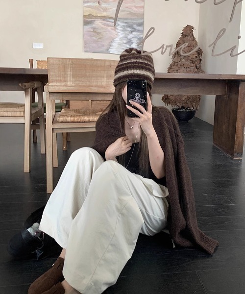 LAC-VERT(ラック・ヴェール)の「レース付き巻きスカートパンツ(その他パンツ・レディース・ホワイト・FREE/L)」の6枚目の写真