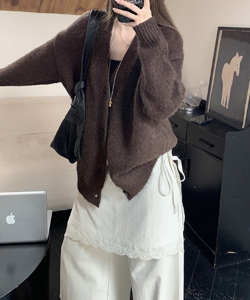 LAC-VERT(ラック・ヴェール)の「レース付き巻きスカートパンツ(その他パンツ・レディース・ホワイト・FREE/L)」の10枚目の写真