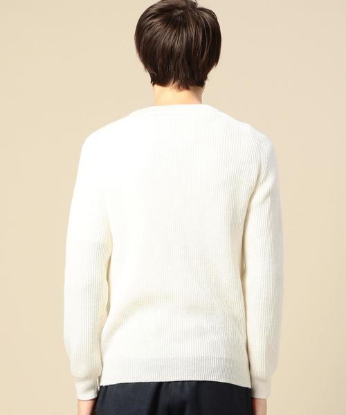 BEAUTY&YOUTH UNITED ARROWS(ビューティーアンドユースユナイテッドアローズ)の「BY ウール アゼ クルーネック ニット◆(ニット/セーター・メンズ・ホワイト/ブラック/ブラウン/ネイビー・X-LARGE/LARGE/MEDIUM/SMALL)」の18枚目の写真