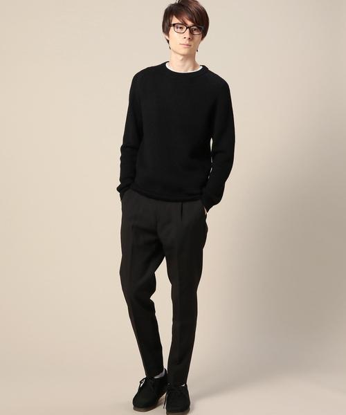 BEAUTY&YOUTH UNITED ARROWS(ビューティーアンドユースユナイテッドアローズ)の「BY ウール アゼ クルーネック ニット◆(ニット/セーター・メンズ・ホワイト/ブラック/ブラウン/ネイビー・X-LARGE/LARGE/MEDIUM/SMALL)」の13枚目の写真