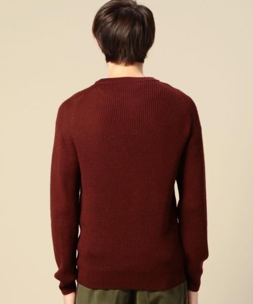 BEAUTY&YOUTH UNITED ARROWS(ビューティーアンドユースユナイテッドアローズ)の「BY ウール アゼ クルーネック ニット◆(ニット/セーター・メンズ・ホワイト/ブラック/ブラウン/ネイビー・X-LARGE/LARGE/MEDIUM/SMALL)」の15枚目の写真