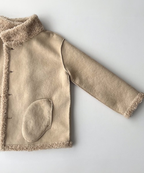 CANAL JEAN(キャナルジーン)の「El mar ボアスタンドカラージャケット(その他アウター・レディース・ベージュ・ONE SIZE)」の10枚目の写真