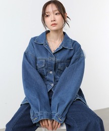 Bab（バブ）の「ルーズデニムジャケット（デニムジャケット）」