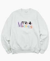 【ヴィンテージ古着】90’s Disney “Mickey“ 刺繍 スウェット USA製