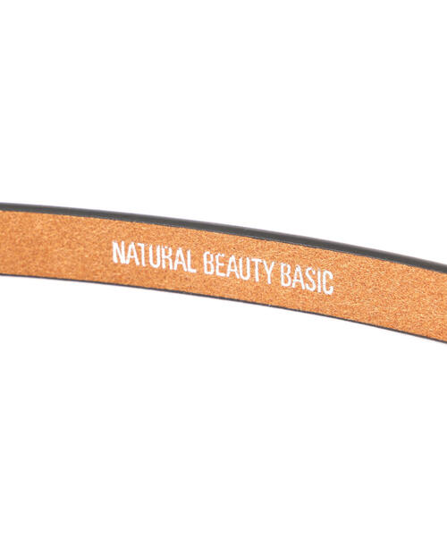 NATURAL BEAUTY BASIC（ナチュラルビューティーベーシック）の「シンプルバックルベルト（ベルト・レディース・ブラウン/ダークブラウン/ブラック・FREE）」の8枚目の写真