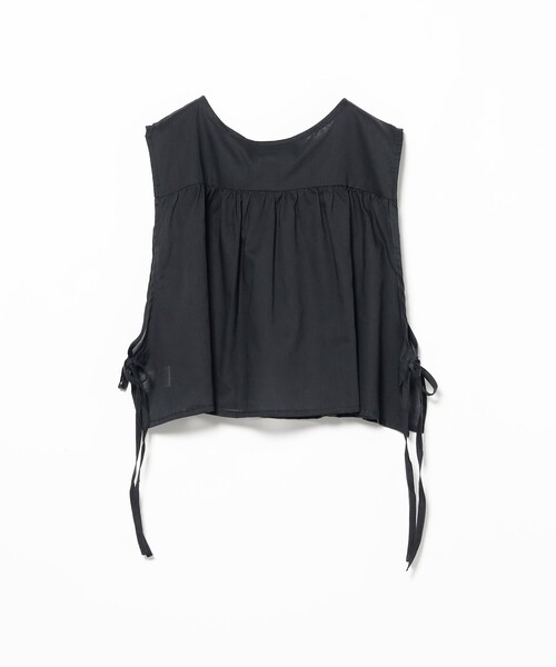 Yarmo（ヤーモ）の「Yarmo/ Cropped Tabard（シャツ/ブラウス・レディース・ネイビー・ONE SIZE）」の5枚目の写真