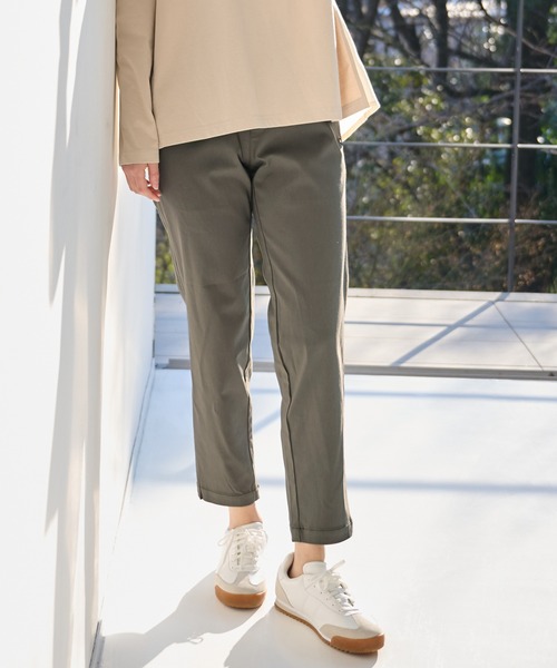 Arnold Palmer（アーノルドパーマー）の「スーパーストレッチ シェア パンツ（その他パンツ・レディース・チャコールグレー/ブラック/カーキ/ベージュ/ネイビー・LL/L/M/S/XS）」の22枚目の写真