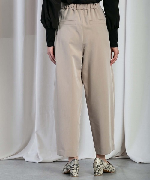 RAW FUDGE(ローファッジ)の「ハイウエストクロスタックパンツ(スラックス・レディース・ベージュ/グレー/ブラック・M)」の20枚目の写真