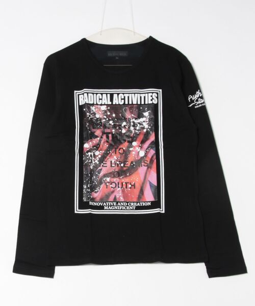 in the attic(インジアティック)の「【W】【it】【in the attic】ヴィンテージプリントクルーネックL/S-T(Tシャツ/カットソー・メンズ・ホワイト/ブラック・X-LARGE/LARGE)」の7枚目の写真