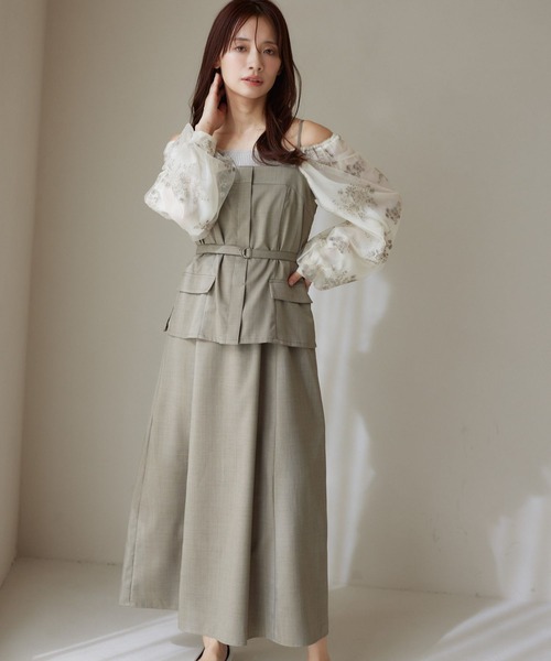 mysty woman セットアップ mysty woman｜【セットアップ着用可】ハイウエストマーメイド