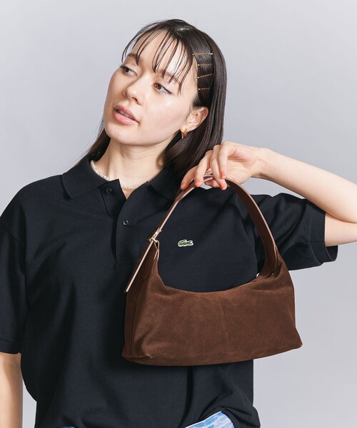 BEAUTY&YOUTH UNITED ARROWS（ビューティーアンドユースユナイテッドアローズ）の「スエード スクエア ショルダーバッグ（ショルダーバッグ・レディース・ダークブラウン・FREE）」の3枚目の写真