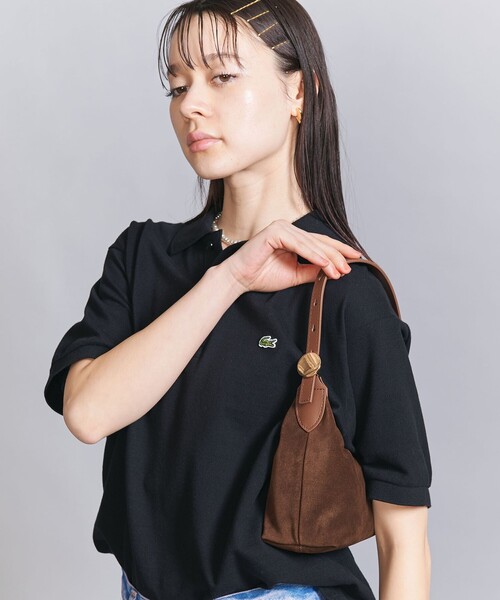 BEAUTY&YOUTH UNITED ARROWS（ビューティーアンドユースユナイテッドアローズ）の「スエード スクエア ショルダーバッグ（ショルダーバッグ・レディース・ダークブラウン・FREE）」の4枚目の写真