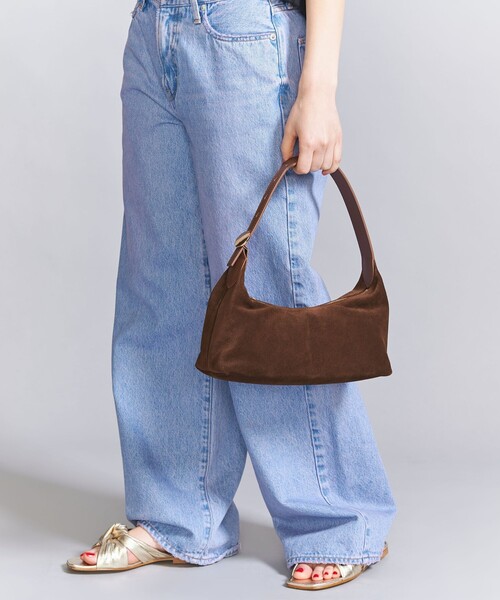 BEAUTY&YOUTH UNITED ARROWS（ビューティーアンドユースユナイテッドアローズ）の「スエード スクエア ショルダーバッグ（ショルダーバッグ・レディース・ダークブラウン・FREE）」の5枚目の写真