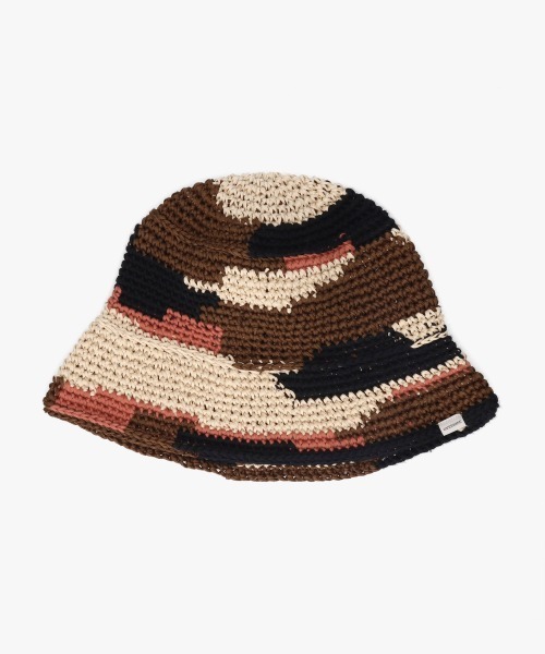 OVERRIDE(オーバーライド)の「OVERRIDE OGC MULTICOLOR KNIT HAT / オーバーライド(ハット・メンズ・ピンク/ブラウン/イエロー・58cm)」の13枚目の写真