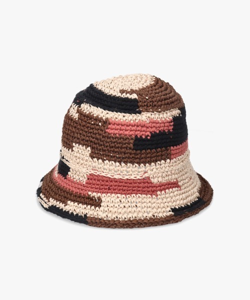 OVERRIDE(オーバーライド)の「OVERRIDE OGC MULTICOLOR KNIT HAT / オーバーライド(ハット・メンズ・ピンク/ブラウン/イエロー・58cm)」の16枚目の写真