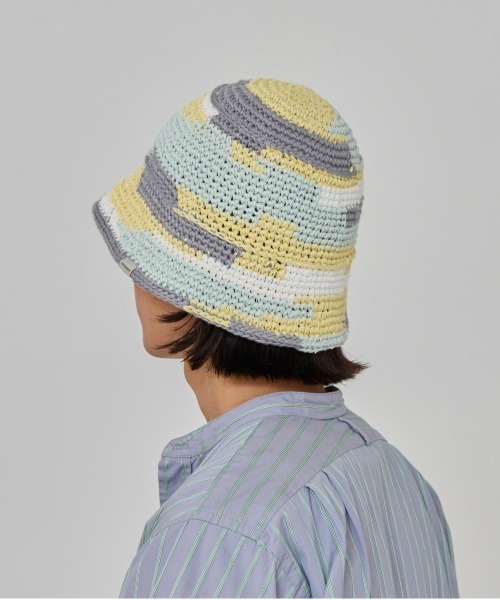 OVERRIDE(オーバーライド)の「OVERRIDE OGC MULTICOLOR KNIT HAT / オーバーライド(ハット・メンズ・ピンク/ブラウン/イエロー・58cm)」の20枚目の写真