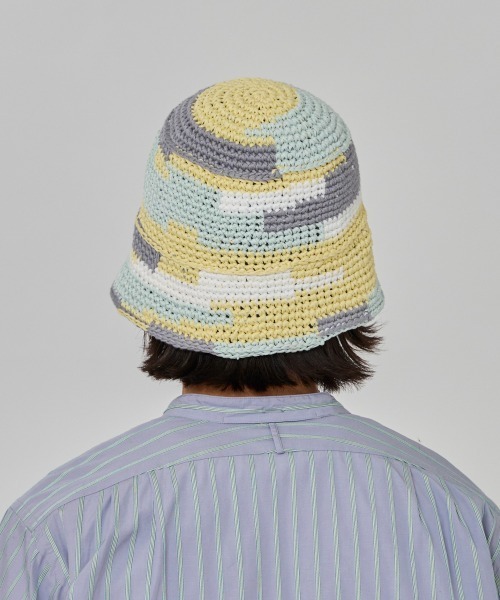 OVERRIDE(オーバーライド)の「OVERRIDE OGC MULTICOLOR KNIT HAT / オーバーライド(ハット・メンズ・ピンク/ブラウン/イエロー・58cm)」の21枚目の写真