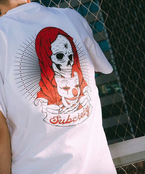 Subciety（サブサエティ）の「Heist tee（Tシャツ/カットソー・メンズ・ホワイト/ブラック/レッド・SMALL/XX-LARGE/X-LARGE/LARGE/MEDIUM）」の2枚目の写真