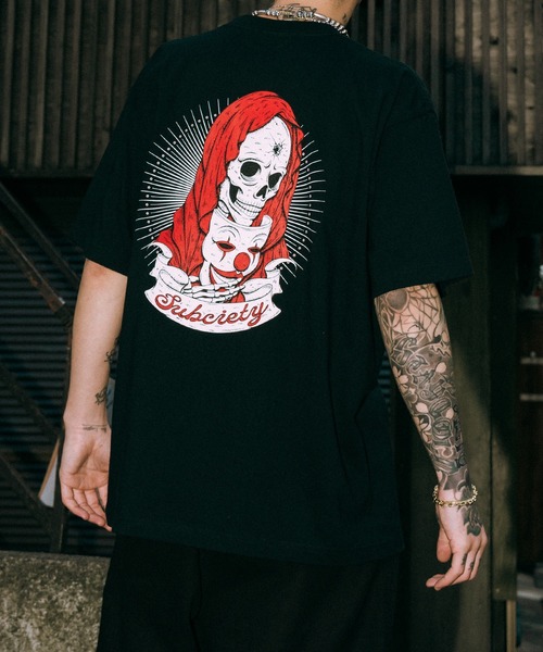 Subciety（サブサエティ）の「Heist tee（Tシャツ/カットソー・メンズ・ホワイト/ブラック/レッド・SMALL/XX-LARGE/X-LARGE/LARGE/MEDIUM）」の3枚目の写真