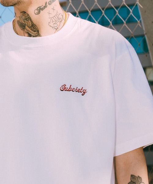 Subciety（サブサエティ）の「Heist tee（Tシャツ/カットソー・メンズ・ホワイト/ブラック/レッド・SMALL/XX-LARGE/X-LARGE/LARGE/MEDIUM）」の14枚目の写真
