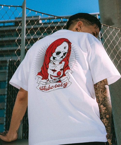 Subciety（サブサエティ）の「Heist tee（Tシャツ/カットソー・メンズ・ホワイト/ブラック/レッド・SMALL/XX-LARGE/X-LARGE/LARGE/MEDIUM）」の16枚目の写真