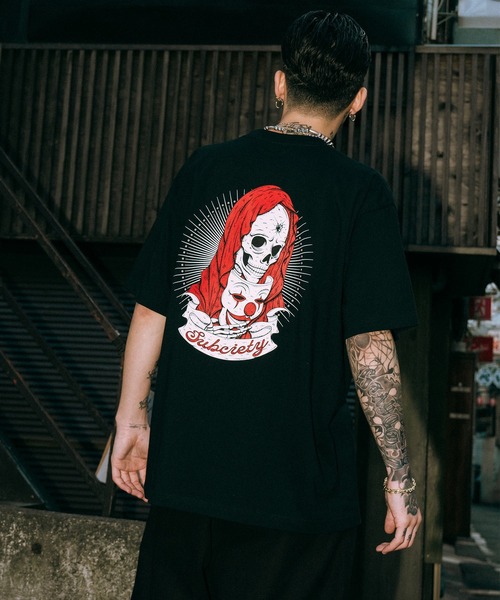 Subciety（サブサエティ）の「Heist tee（Tシャツ/カットソー・メンズ・ホワイト/ブラック/レッド・SMALL/XX-LARGE/X-LARGE/LARGE/MEDIUM）」の18枚目の写真