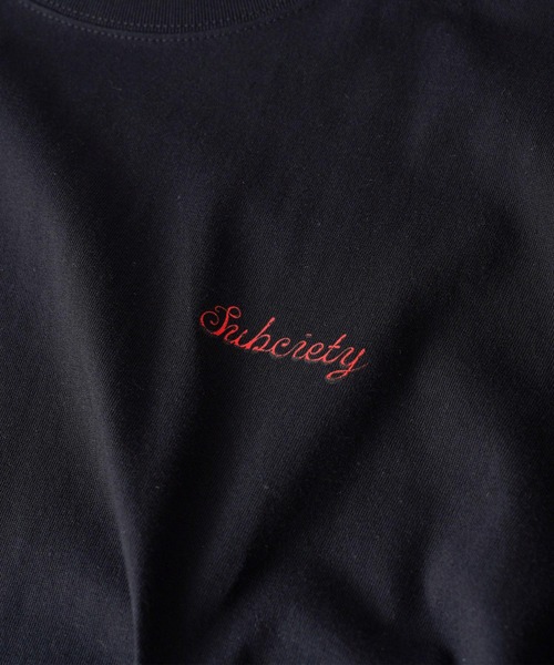 Subciety（サブサエティ）の「Heist tee（Tシャツ/カットソー・メンズ・ホワイト/ブラック/レッド・SMALL/XX-LARGE/X-LARGE/LARGE/MEDIUM）」の5枚目の写真