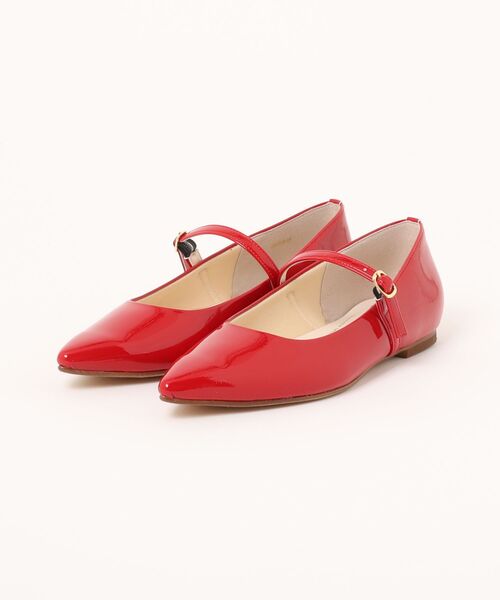 ABC-MART(エービーシーマート)の「JOLI ENCORE ジョリー アンコール MARY JANE 1 メリージェーン 1 JE80240 RED(パンプス・レディース・レッド・23.0cm/23.5cm/24.0cm/24.5cm/22.5cm)」の1枚目の写真