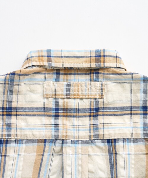 FREAK'S STORE(フリークスストア)の「NAUTICA JEANS CO./ノーティカジーンズ シアサッカーチェック カットオフシャツ(シャツ/ブラウス・レディース・ナチュラル/グリーン/サックスブルー・フリ-)」の11枚目の写真