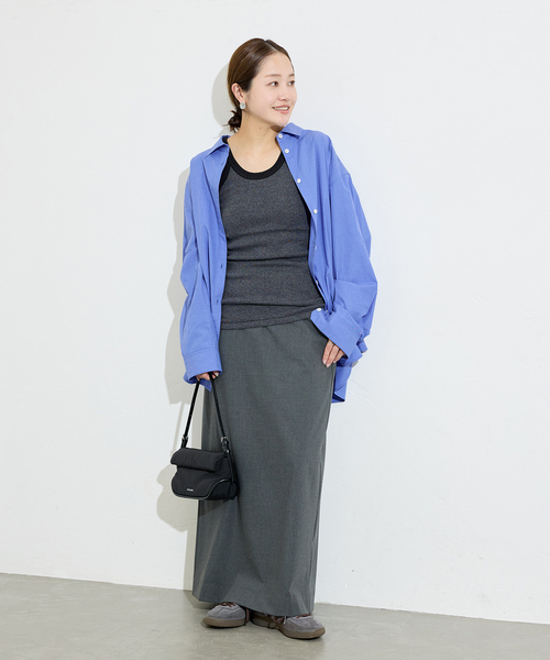 MILLER（ミラー）の「別注【MILLER/ミラー】 リブタンクトップ 2枚セット（タンクトップ・レディース・B/A/C・FREE）」の4枚目の写真