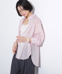 N.(N. Natural Beauty Basic) | シアーストライプシャツ(シャツ/ブラウス)