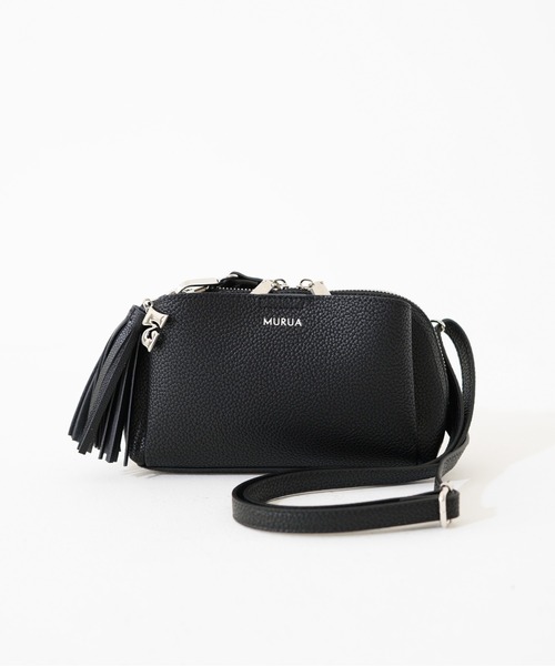 MURUA（ムルーア）の「【MURUA/ムルーア】 TASSEL SERIES　ミニショルダーバッグ（ショルダーバッグ・レディース・ライトグレー/ブラック/ネイビー・FREE）」の11枚目の写真