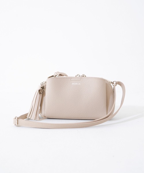 MURUA（ムルーア）の「【MURUA/ムルーア】 TASSEL SERIES　ミニショルダーバッグ（ショルダーバッグ・レディース・ライトグレー/ブラック/ネイビー・FREE）」の9枚目の写真