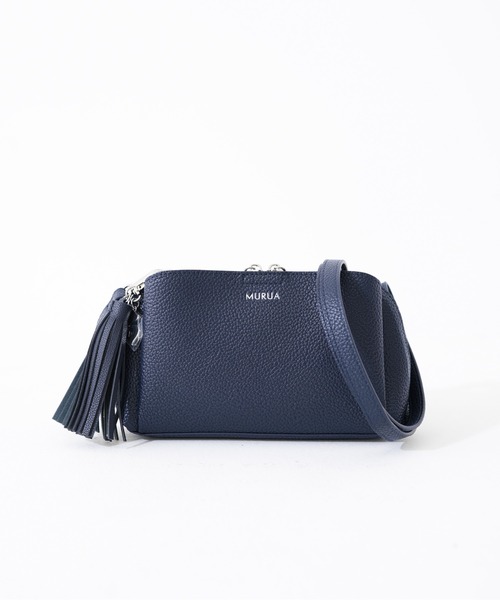 MURUA（ムルーア）の「【MURUA/ムルーア】 TASSEL SERIES　ミニショルダーバッグ（ショルダーバッグ・レディース・ライトグレー/ブラック/ネイビー・FREE）」の10枚目の写真