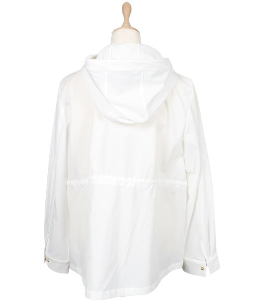 12Twelve Agenda（トゥエルブ　アジェンダ）の「ペプラムマウンテンパーカー（マウンテンパーカー・レディース・オフホワイト/チャコールグレー/ネイビー・M）」の21枚目の写真